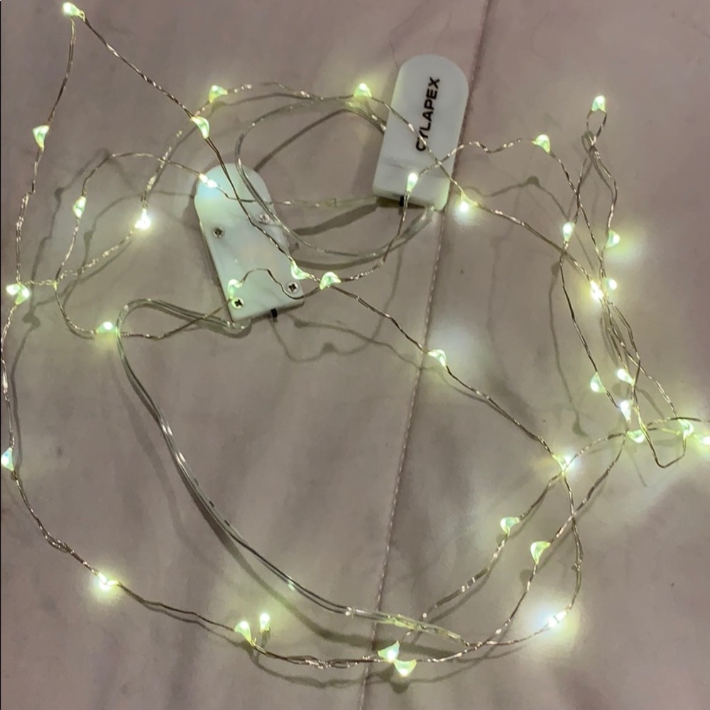 two strings of lights
